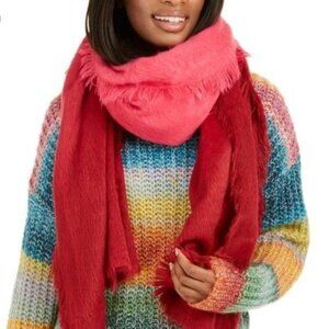 DKNY Woven Ombré Scarf, Pink